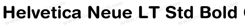 Helvetica Neue LT Std Bold Condense字体转换